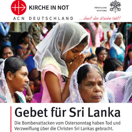 Gebet für Sri Lanka, Format A7