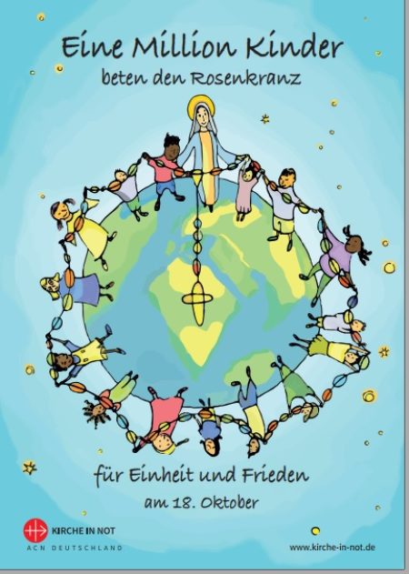 Zum Herunterladen:<br class=”clear” />Faltblatt zur Aktion<br class=”clear” />"Eine Million Kinder <br class=”clear” />beten den Rosenkranz"