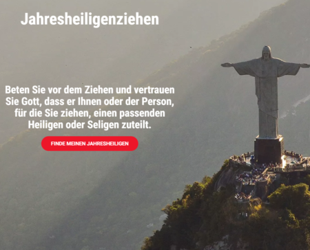 Online-Jahresheiligenziehen