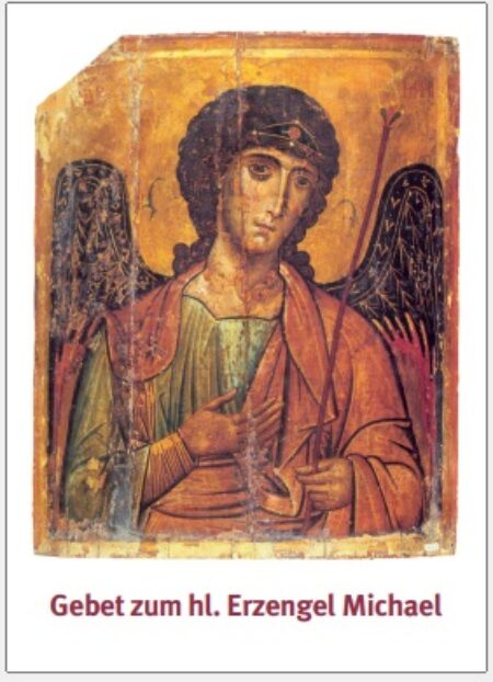 Gebetsblatt <br class=”clear” /> "Hl. Erzengel Michael"