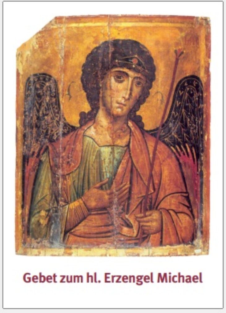 Gebetsblatt <br class=”clear” /> "Hl. Erzengel Michael"