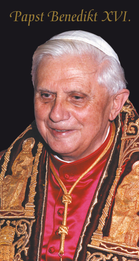 Gebetsbild: Papst Benedikt