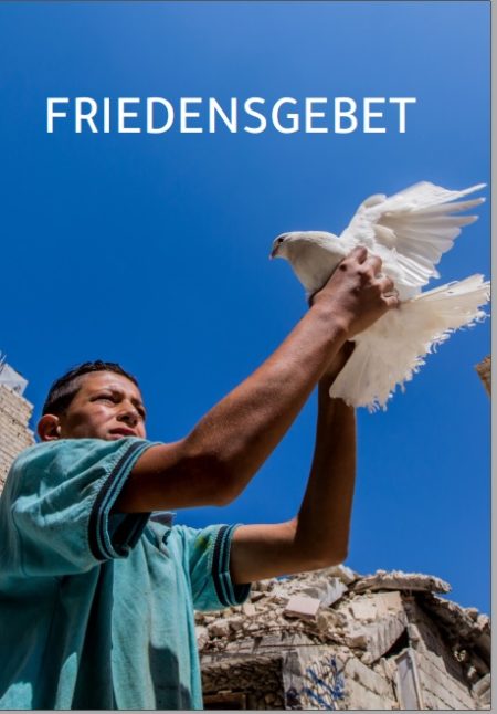 Download: Gebetskarte mit einem Gebet von KIRCHE IN NOT um Frieden