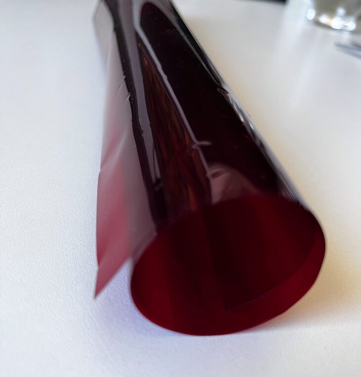 Lee-Filter 182 LIGHT RED für Metalldampflampen oder LED