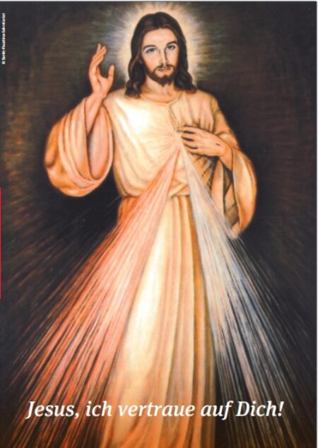 Faltblatt „Barmherziger Jesus”  - A6