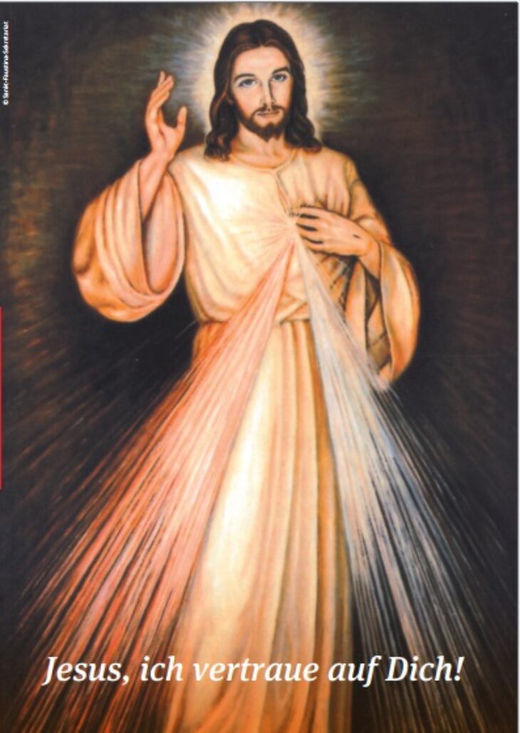 Faltblatt „Barmherziger Jesus”  - A6