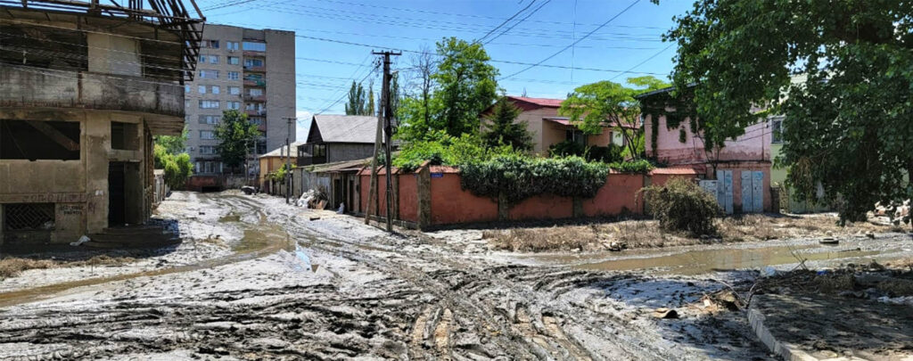 Ukraine: „Es war schrecklich, wie Gebäude im Wasser versanken“