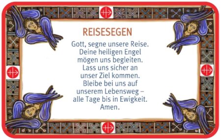 Gebetskarte Reisesegen