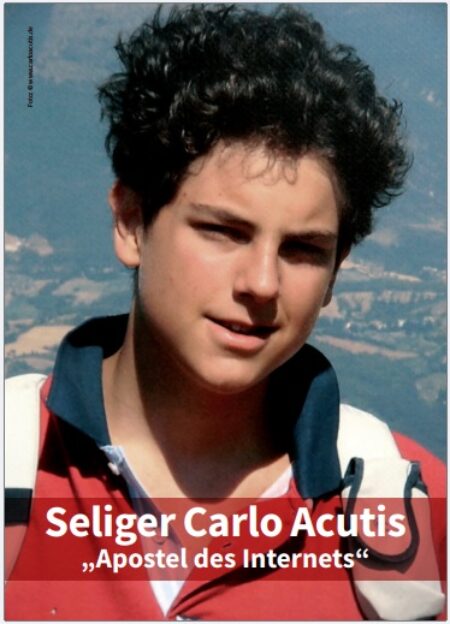 Gebetskarte <br class=”clear” />sel. Carlo Acutis